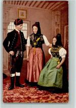 Nr. 4694 Schwarzwälder Trachten - Familie - Photoglob Trachten Schwarzwald