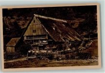 W7605 Bad Griesbach Schwarzwälder Bauernhaus Schwarzwaldhaus Kupfertiefdruck