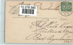 2600 Delft 1907 - Markt met Stadthuis Rathaus