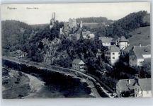 94032 W8390 Hals , Niederbay - Blick zur Burg-Ruine