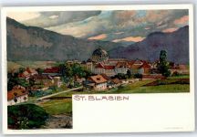 79837 W7822 St. Blasien - Künstlerkarte (Mutter), Gesamtansicht