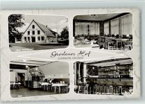 27472 W2190 Groden - Grodener Hof Innenaufnahmen gemütl. Veranda Theke Bar Saal