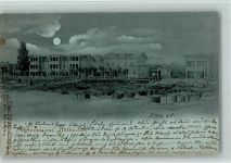 17419 O2252 Seebad Ahlbeck Mondschein Strand