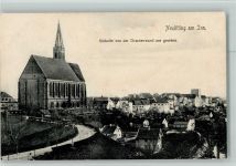 84524 W8265 Neuötting - Dom Südseite von der Drachenwand aus gesehen