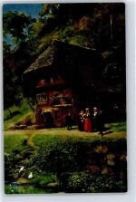 Schwarzwaldhaus Künstlerkarte