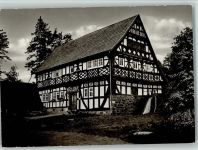 36355 W6424 Ilbeshausen - Teufelsmühle Fachwerkhaus Wasserrad