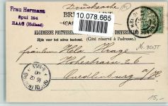 2491 's-Gravenhage S GRAVENHAGE;Den Haag 1900 - Waterpartij in de Boschjes