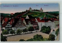 73728 W7300 Esslingen am Neckar - Marktplatz Burg Rathaus