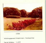 26486 W2946 Wangerooge , Nordseebad FOTO KEINE AK Rosengarten Foto montiert auf Karton