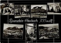 W6101 Rodenstein , Odenw 8-Fach Aufnahme Ortsansicht Wand Brücke Tropfsteinhöhle Tropfsteinhöhle