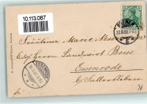 26548 W2982 Norderney 1903 - Segelsteg Segelschiffe