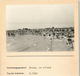 25761 W2242 Büsum FOTO KEINE AK Am Strand Foto montiert auf Karton