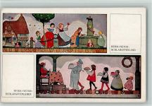 Nr. 502/ Schlaraffenland - von Rehm-Vietro Teubner 1919 Künstlerkarte