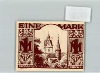 33098 W4790 Paderborn - Notgeld Busdorf Kirche Schmiede