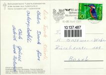 Gemälde von Stückelberg - Kinderbildnis - Spendenkarte für Tuberkulose Spende 1966 Künstlerkarte