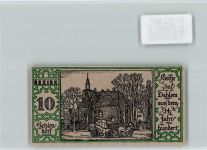 10115 W1000 Zehlendorf - Notgeld Berliner Bär Kirche in Dahlem
