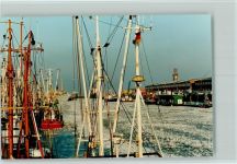 27472 W2190 Cuxhaven FOTO KEINE AK Winter Fischereihafen