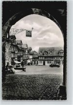 35619 W6333 Braunfels 1956 - Foto Ak Markt