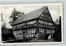 W6424 Ilbeshausen Teufelsmühle Fachwerkhaus Wasserrad Mühle