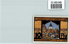 19230 O2821 Lübtheen - Notgeldschein 10 Pfennig