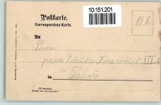 Janske Lazne Johannisbad 1903 - Partie bei der Kirche, Hotel AK Riesengebirge