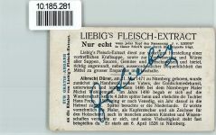 Aus dem Leben berühmter Maler, Festzug zu Ehren Dürers, Sammelbild Liebig Dürer, A.