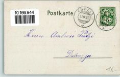 Verlag Künzli 3838 - Spruch, Frau mit einer Zither AK Zither 1901