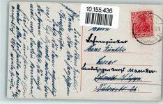 Pfingsten - Fliederbäume in der Dorfstraße AK Flieder 1919