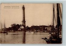 Swinemünde Swinoujscie - Osternothafen mit Leuchtturm