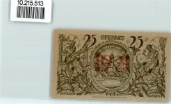 82487 W8103 Oberammergau Notgeldschein Notgeldschein Nr. 5134 über 25 Pfennig
