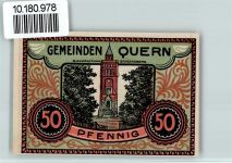 24972 W2391 Quern - Notgeld Bismarckturm Scheersberg