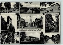 48282 W4407 Emsdetten - Freibad Schule Herz Jesu Kirche