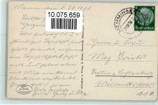 87700 W8940 Memmingen Kupfertiefdruck Blick vom Martinsturm gegen Marktplatz