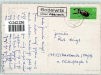 07381 O6840 Pößneck - Erholungsheim Dr. I. P. Semmelweis Rathaus Breite Straße Hotel Posthirsch