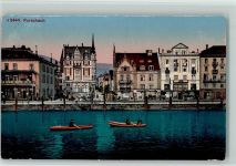 Rorschach Abdenrot Ruderboot 1915