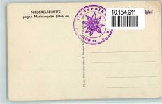 Niederelbehütte - Niederelbehütte gegen Madaunspitze Hüttenstempel