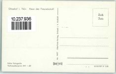 98559 O6055 Oberhof , Thüringen - Haus der Freundschaft