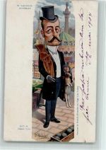 sign Moloch - Karikatur - M.Waldeck Rousseau AK Politik