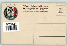 Generalfeldmarchall von Goltz mit Orden - Wohlfahrtskarte General