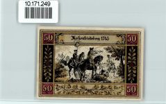 Hohenfriedeberg Dobromierz - Notgeldschein Schlacht 50 Pfennig