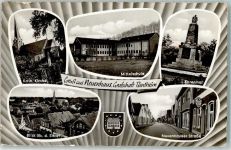 49828 W4458 Neuenhaus , Dinkel - Mittelschule Ehrenmal Neuenhauser Strasse