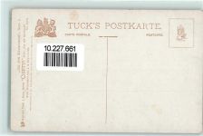 Tucks Serie V Nr. 247 B vor der Kirchzeit sign. Heyermanns Volksleben Schwarzwald Gebrauchsspuren