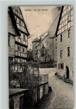 36110 W6407 Schlitz - An der Kirche Fachwerkhäuser