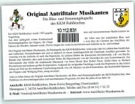 W6327 Ruhlkirchen Original Antrifttaler Musikanten Orchester