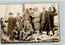 26548 W2982 Norderney - Auf dem Boot Gruppenfoto
