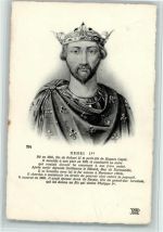 ND Phot. Nr. 234 Henri Ier Adel Frankreich