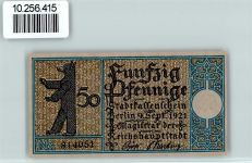 10115 O1100 Pankow - Notgeld 50 Pfennig