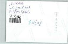 21765 W2179 Nordleda FOTO KEINE AK Luftaufnahme Grundstück Brigitte Spleets Foto montiert auf Karton