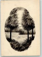 Handgemalt Gebrauchsspuren