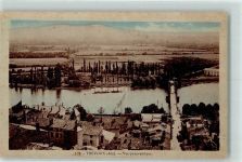 01600 Trevoux 1916 Gebrauchsspuren Vue generale , Brücke AK